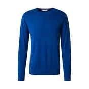 SELECTED HOMME Pulover SLHBERG temno modra