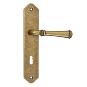 shumee Hamiltonova kljuka za vrata s ključavnico 90 mm antično zlato
