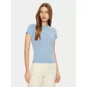 Guess Jeans Majica W4YI01 J1314 Svetlo modra Regular Fit