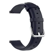 BStrap Samsung Galaxy Watch 3 45mm Leather Lux pašček, navy blue