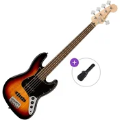 Fender Squier Affinity Series Jazz Bass V LRL BPG Basic SET 3-Color Sunburst 5 strunska bas kitara