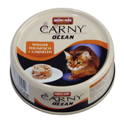 ANIMONDA hrana za mačke Carny Ocean (okus: bela tuna s kozicami), 80g