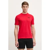 Kratka majica Under Armour SPORTSTYLE LEFT CHEST moška, rdeča barva, 1326799
