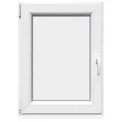 PVC kletno okno TP4000 belo 800 x 1000 x 60 mm desno