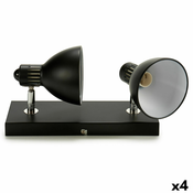 Stropna svjetiljka Grundig E14 40 W Crna Metal 15 x 9 x 32 cm (4 kom.)