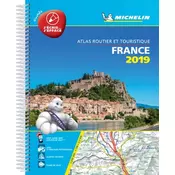 France 2019 -Tourist & Motoring Atlas A4 Laminated Spiral