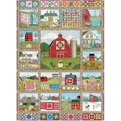 Cobble Hill Puzzle Dežela vezenih odejic 1000 kosov