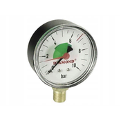 shumee Diamantni manometer z območjem 0-10 barov