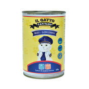 IL GATTO CAPITANO Hrana za macke, Govedina, 415g