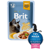 Brit Premium Cat Delicate Fillets in Gravy with Tuna 24 X 85 g