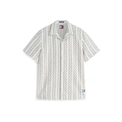 Tommy Jeans Srajca pastelno zelena/bela