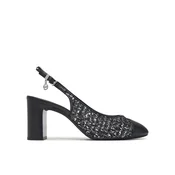 Škornji MICHAEL Michael Kors Piper Flex Sling Pump 40F6PIMP1D Črna