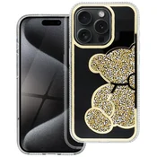 Ovitek Teddy Bear iPhone 14 - zlata