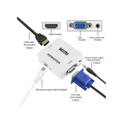 Maxpro line Konverter VGA na HDMI aktivni STAR
