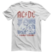 AC/DC 1980 TOUR White XL Majica