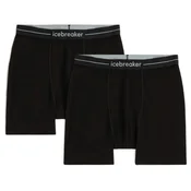 Moške boksarice Icebreaker Merino 150 Anatomica Boxers 2 Pack Black S