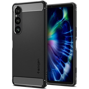 Spigen Rugged Armor, matte black - Sony Xperia 1 VI (ACS08296)