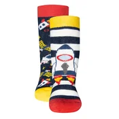EWERS Nogavice Astronaut nočno modra/limonino-rumena/siva/temno siva/krvavo rdeča