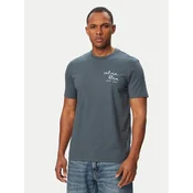 Calvin Klein Jeans Majica LV04RG837G Mornarsko modra Regular Fit