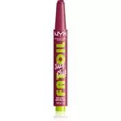 NYX Professional Makeup Fat Oil Slick Click tonirani balzam za ustnice odtenek In The Drafts 2 g