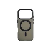 Silikonska futrola Magsafe FLURO COLOR Iphone 17 Pro CRNA