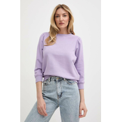 Bombažen pulover Silvian Heach ženska, vijolična barva
