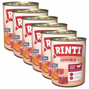 Konzerva RINTI SENSIBLE govedina & sladki krompir 6 x 800 g