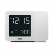 Braun BC 015 W-DCF white Radio Controlled Alarm Clock