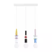 Višebojni luster na sajli LUMIO 3xE27/15W/230V