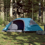 vidaXL Kupolasti šator za kampiranje za 1 osobe plavi vodootporni