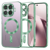 Ovitek Techsuit Luxury Crystal MagSafe za Xiaomi 17T - light green