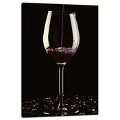 shumee Platno s tiskom Kuhinja Kozarec vina 40x60 cm