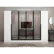 Hanah Home ormar sa reflektujucim staklom Nisa 20605, 270 cm, beli