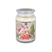eoshop Sveča v kozarcu ORANŽNA Z CIMET 700g