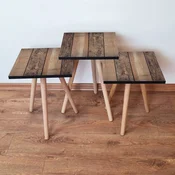 Hanah Home Set klub stocica 3Shp20, 3 komada, Šarena