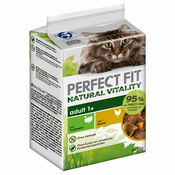 Perfect Fit Natural Vitality Adult 1+ - Globokomorske ribe in puran (36x50 g)