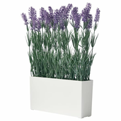 FEJKA Veštacka biljka sa saksijom, unutra/spolja lavanda