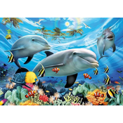 Ravensburger Puzzle Delfini, 300 delova
