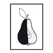 shumee SLIKOVNI PLAKAT V OKVIRJU A4 cm Hruška PD008