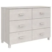 Vidaxl Komoda 113x40x80 cm trdna borovina