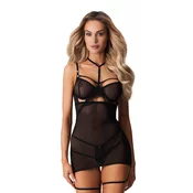Obsessive Arrowel Black Chemise S/M