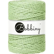 Bobbiny 3PLY Macramé Rope 5 mm 100 m Unicolor Matcha Vrvica