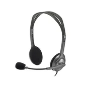 Logitech H111 stereo headset single 3.5mm jack