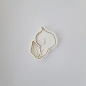 KREATIVNI SLATKIŠI Modla za kolace i ukrase Kala, 4 cm, Bela
