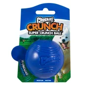 Chuckit! Crunch gumijasta pokajoča žogica M, modra - 6 cm