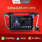 Junsun V1pro AI Voice 2 din Android Auto Radio for Hyundai Creta ix25 2015-2019 Carplay 4G Car Multimedia GPS 2din autoradio