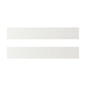 STENSUND Front fioke, bela, 60x10 cm