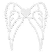 Angelska krila MDF 10 kosov Beli makrame DIY okraski Darila Ročna dela