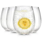 Artemis Trakovi za kozarce, črte za vodo, komplet pijač, komplet kozarcev 400 ml