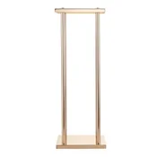 VEVOR Stojalo za rože steber 20x20x80 cm zlata barva